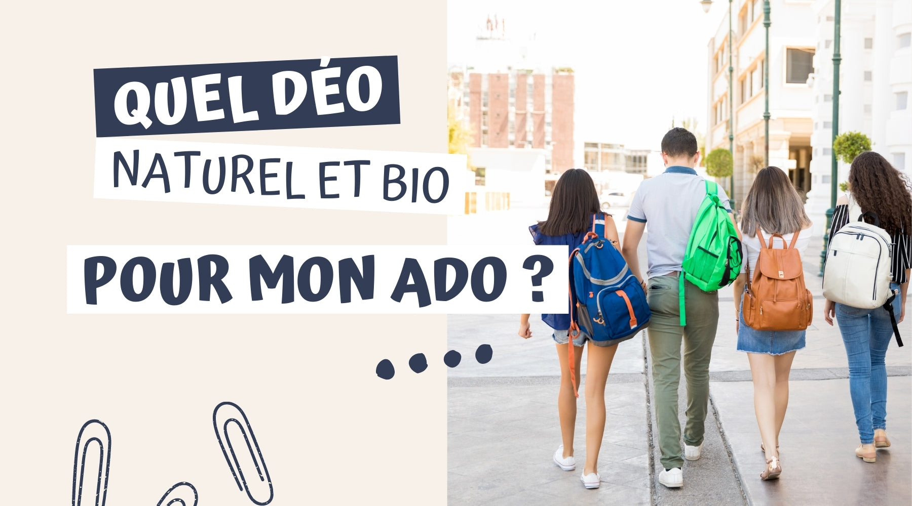 Choisir un déodorant naturel et bio pour un adolescent