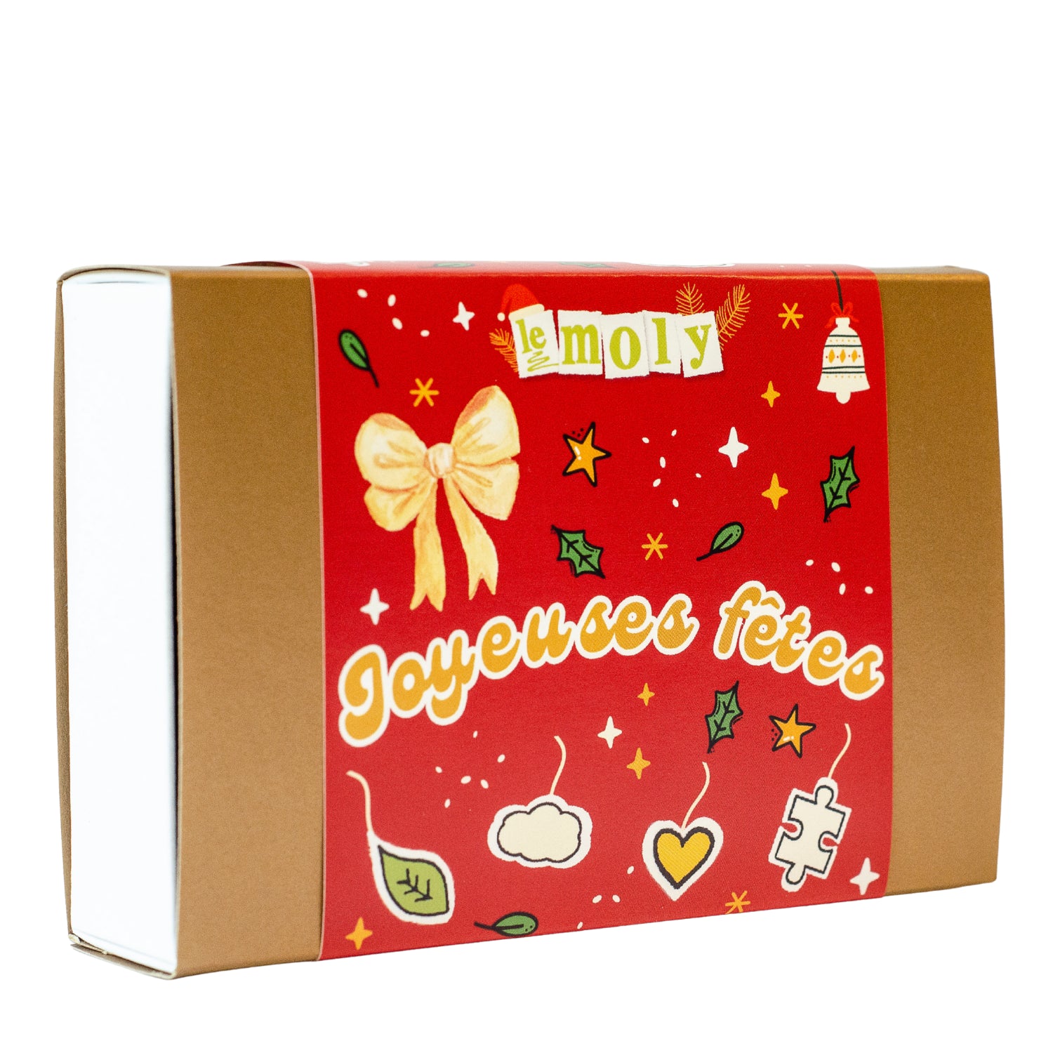 Coffret "Joyeuses fêtes" – 4 mini savons à suspendre