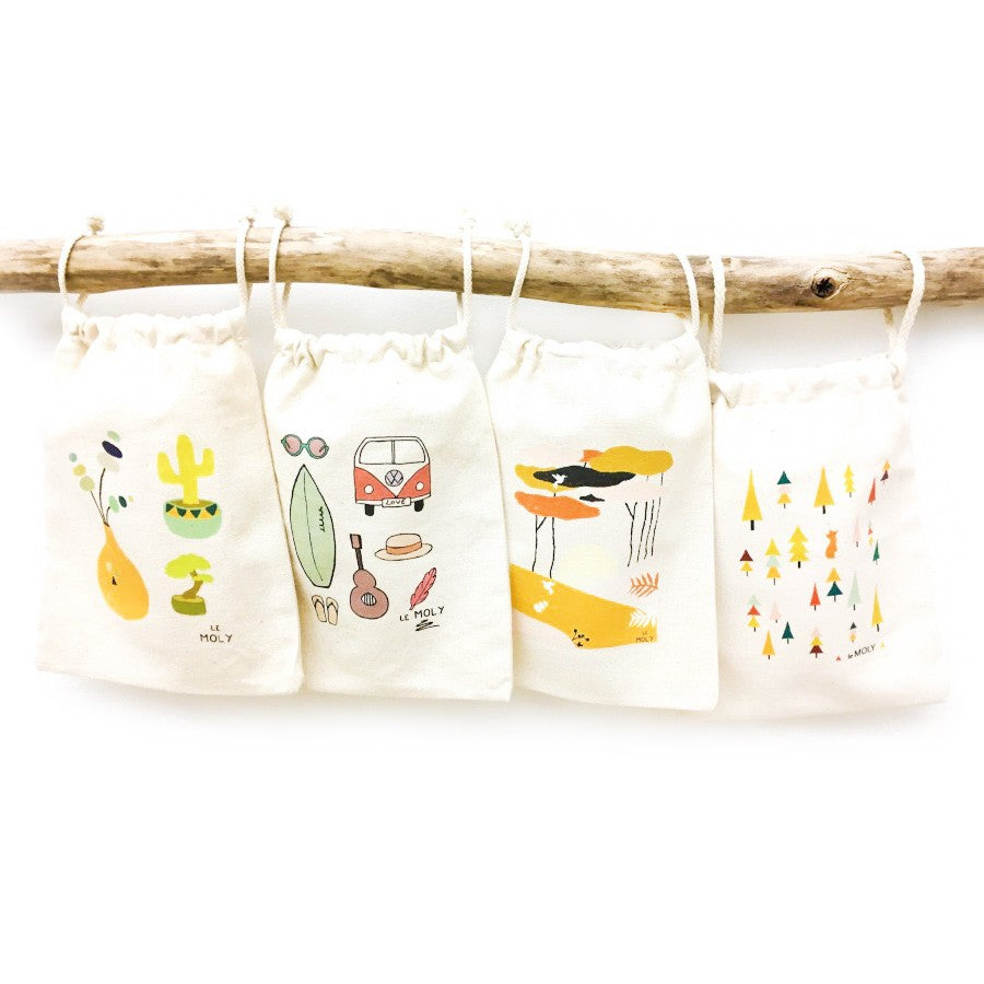 Pochette en coton fabriquée en local à Pau