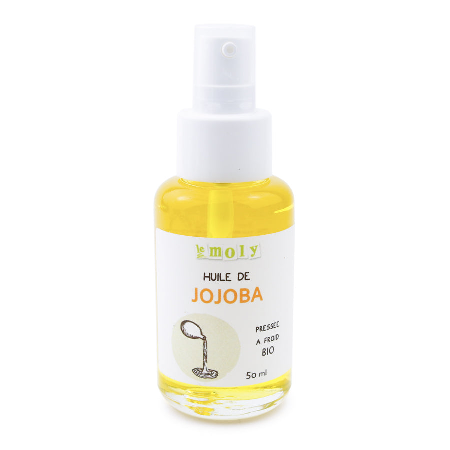 Huile végétale de jojoba bio, pressée à froid