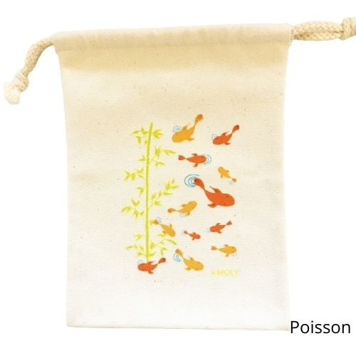 Pochette Poisson en coton fabriquée en local à Pau
