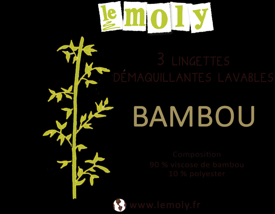 Lingettes démaquillantes lavables en bambou