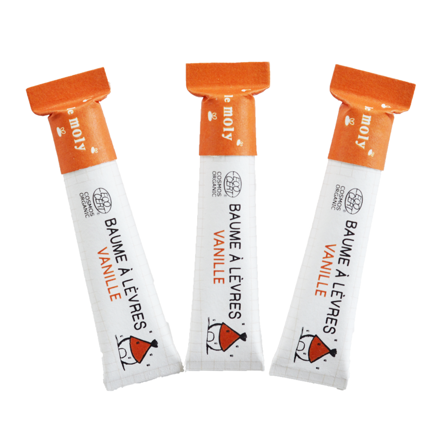 Baumes à lèvres bio Vanille pour lèvres sèches