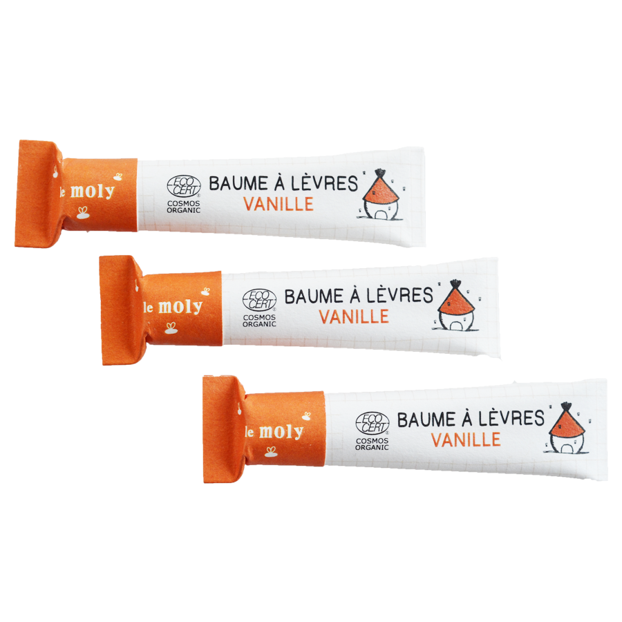 Baumes à lèvres bio Vanille pour lèvres sèches