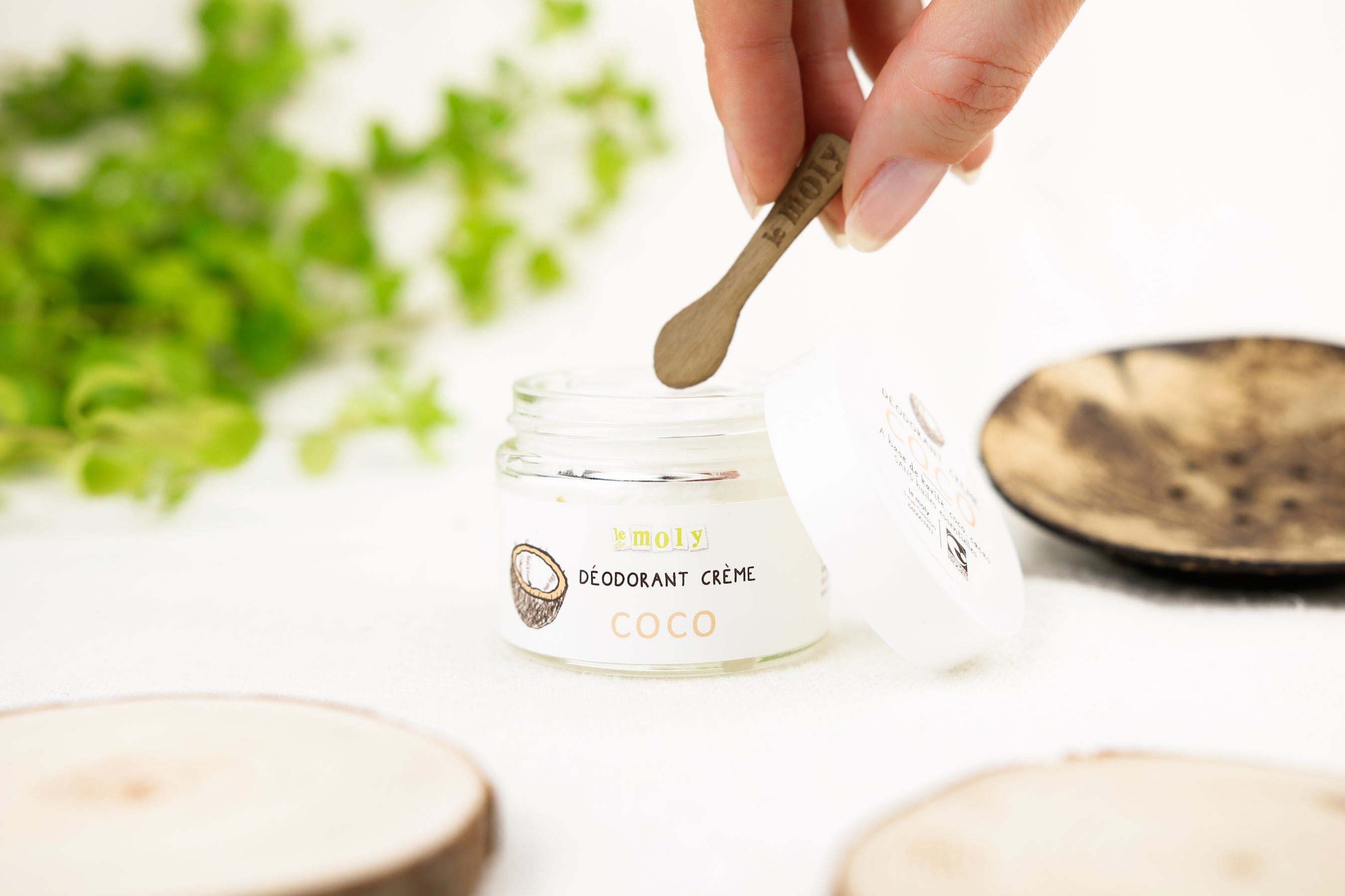 Déodorant bio Noix de coco, sans huile essentielle et sans bicarbonate de soude