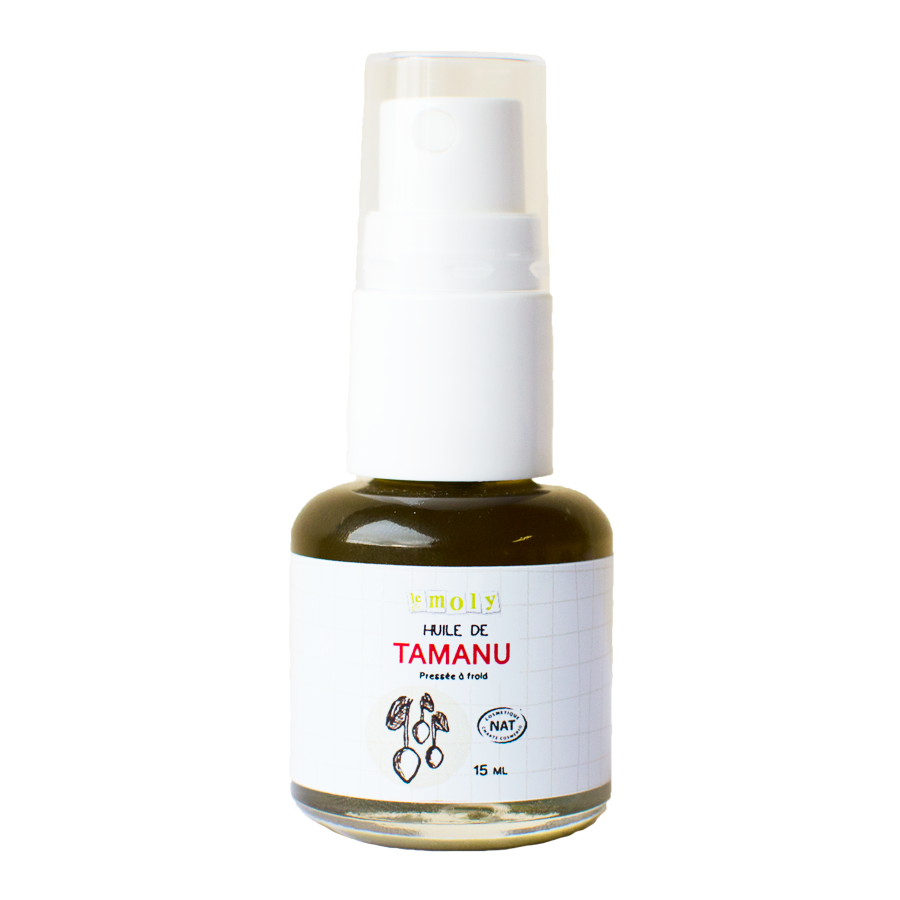 Huile de Tamanu naturelle, pressée à froid