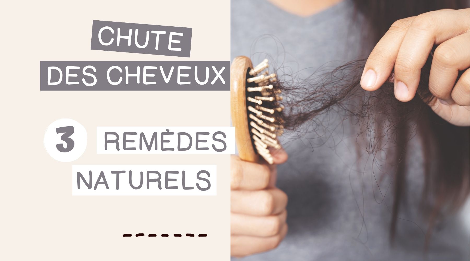 Chute des cheveux : 3 remèdes naturels et efficaces